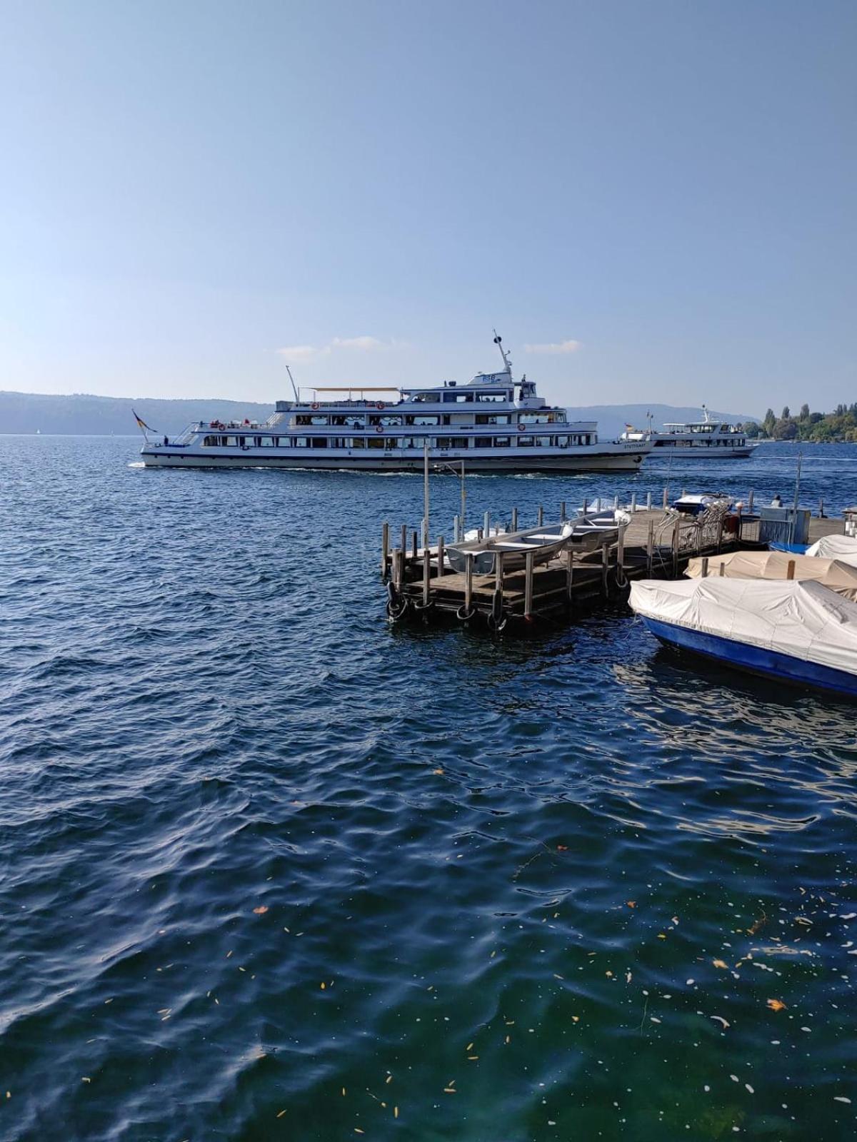 Ferienwohnung Am Bodensee Mit 3 Schlafzimmer Ueber 2 Etage Mit Kleine Balkon Bis 7 Personen 于伯林根 外观 照片